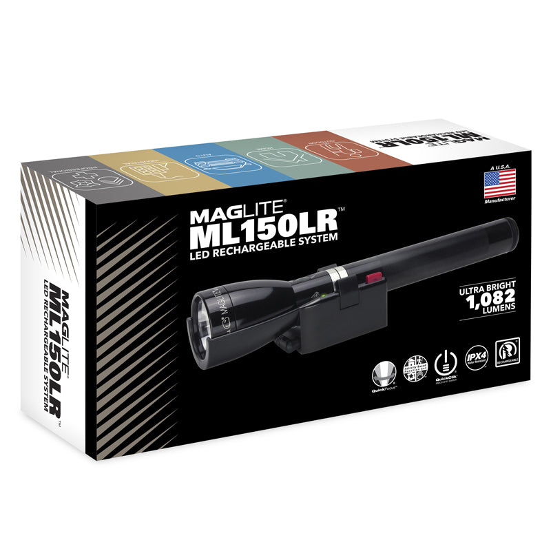 MAGLITE ML150LR-4019 Φακός επαναφορτιζόμενος LED μαύρος