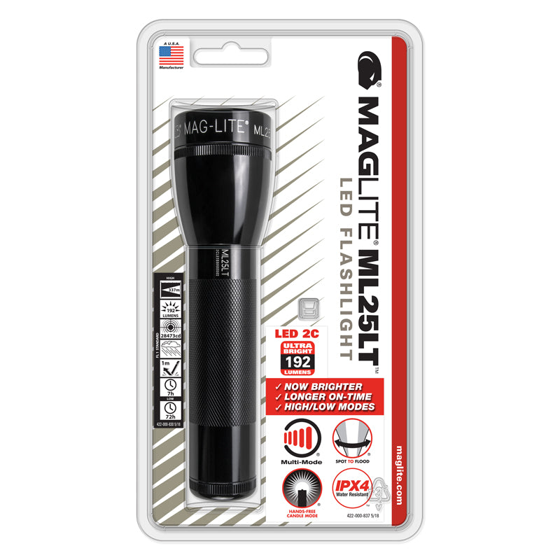 MAGLITE ML25LT-S2016 Φακός ML25LT 2x C LED μαύρος