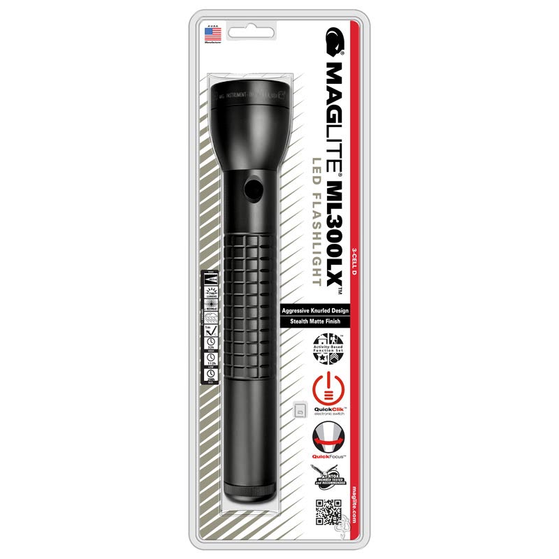 MAGLITE ML300LX-S3CC6 Φακός ML300LX 3x D LED μαύρος