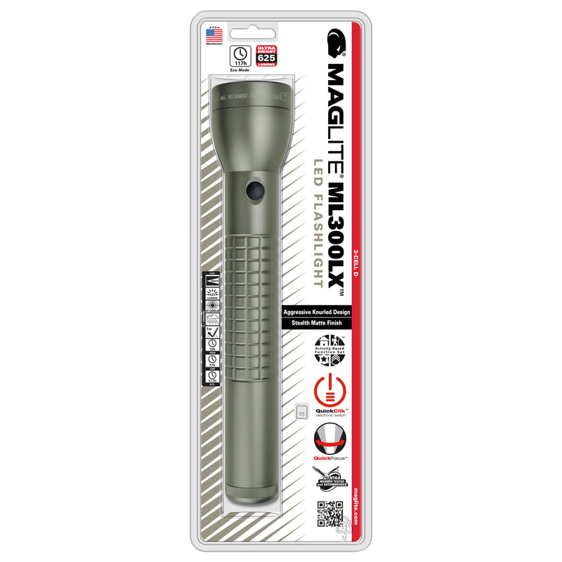 MAGLITE ML300LX-S3RI6 Φακός ML300LX 3x D LED χακί