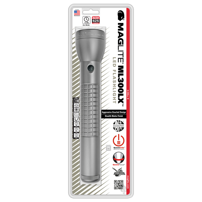 MAGLITE ML300LX-S3RJ6 Φακός ML300LX 3x D LED γκρι