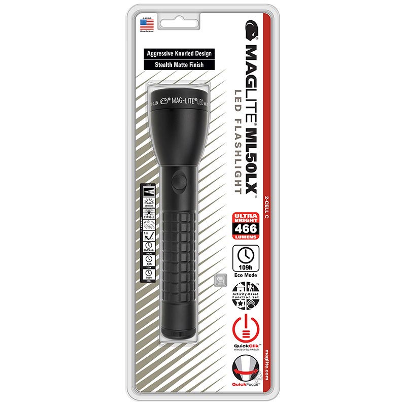MAGLITE ML50LX-S2CC6 Φακός ML50LX 2x C LED μαύρος