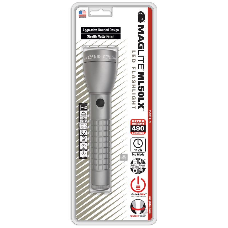 MAGLITE ML50LX-S2RJ6 Φακός ML50LX 2x C LED γκρι