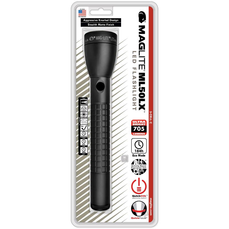 MAGLITE ML50LX-S3CC6 Φακός ML50LX 3x C LED μαύρος