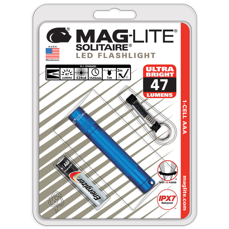 MAGLITE SJ3A116 Φακός Solitaire AAA LED μπλε