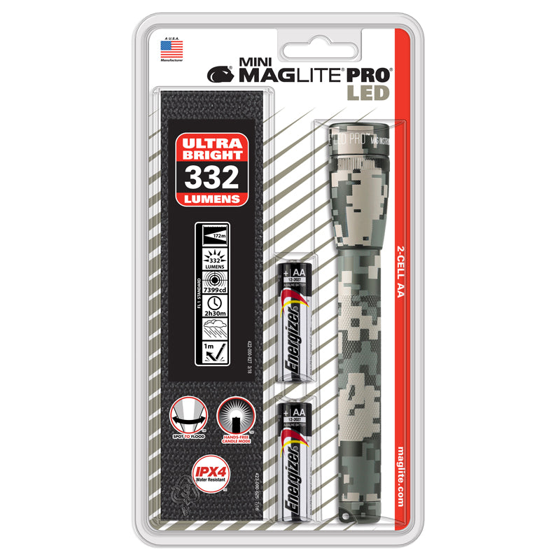 MAGLITE SP2PMRH Φακός MINI PRO 2x AA LED καμουφλάζ