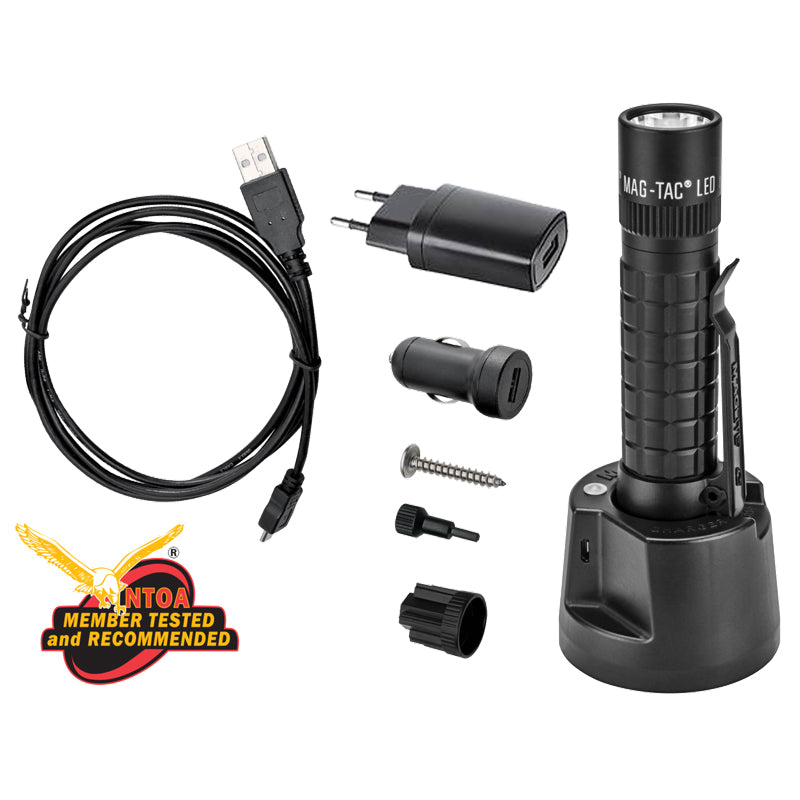 MAGLITE TRM4RE4 Φακός επαναφορτιζόμενος Mag-Tac απλή LED μαύρος