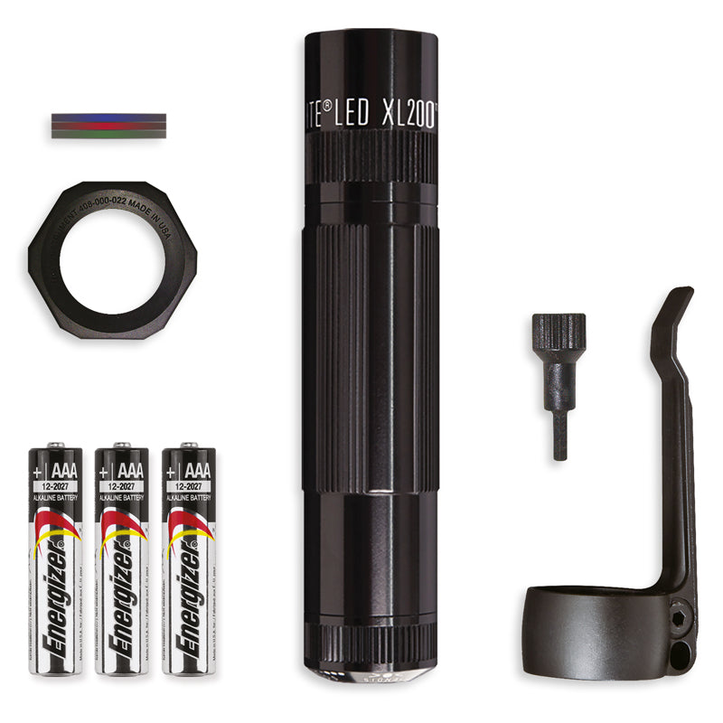 MAGLITE XL200-S301C Φακός XL200 3x AAA LED μαύρος Tactical pack