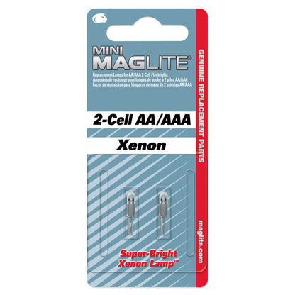 Ανταλλακτικό λαμπάκι MAGLITE LM2A001 Xenon MINI AA/AAA SET/2τεμ