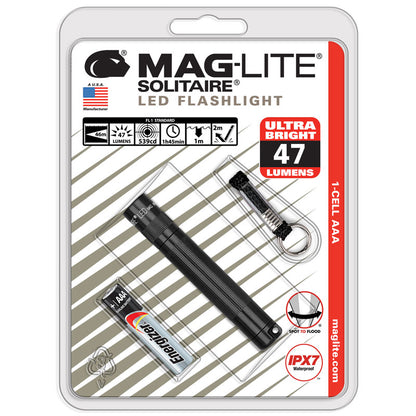 MAGLITE SJ3A016 Φακός Solitaire AAA LED μαύρος