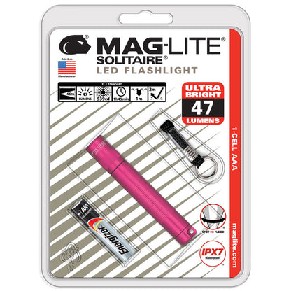 MAGLITE SJ3AKY6 Φακός Solitaire AAA LED ροζ